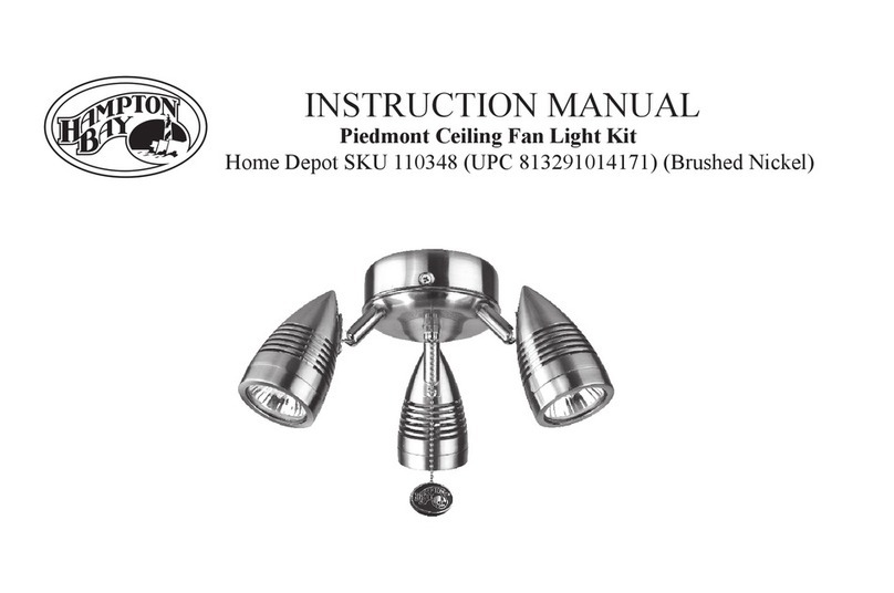 HAMPTON BAY Home Depot SKU 110348 User manual