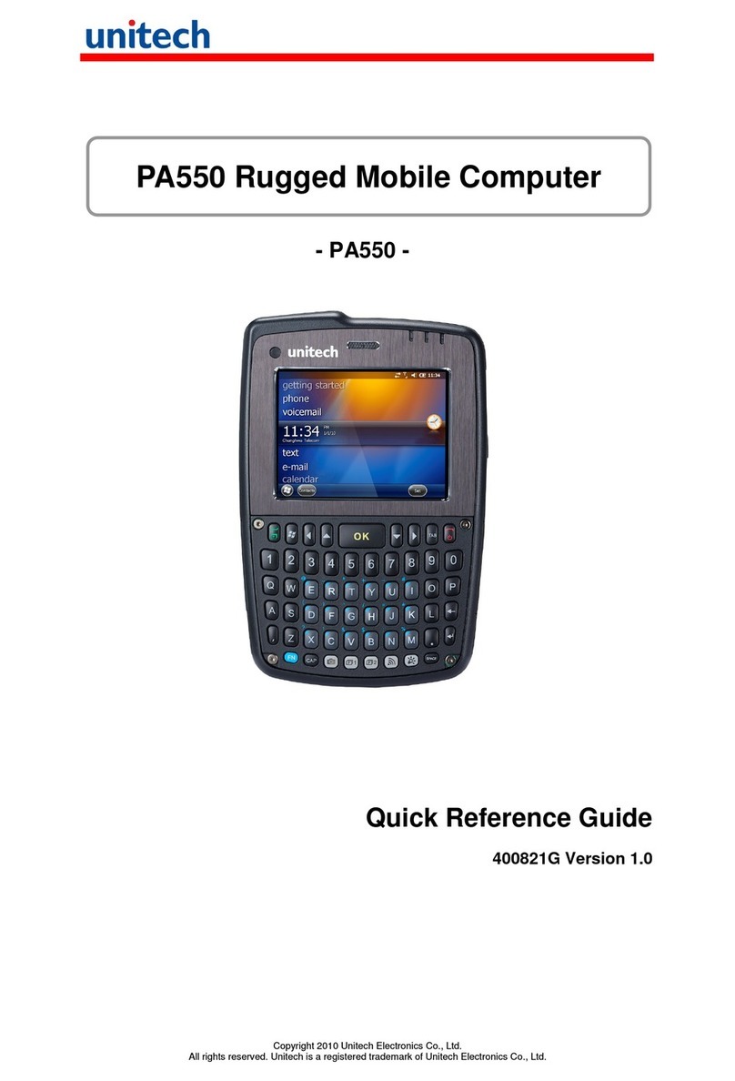 Unitech PA550 User manual