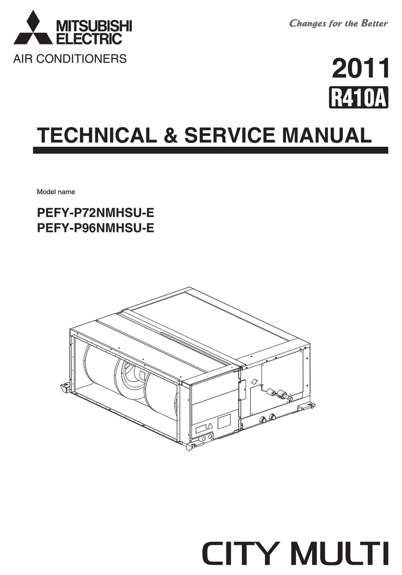 Mitsubishi City Multi PEFY-P72NMHSU-E Operating manual Mitsubishi City Multi PEFY-P72NMHSU-E Operating manual