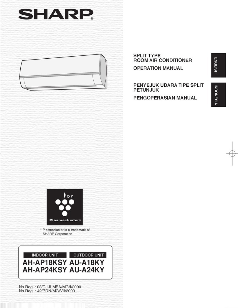 Sharp AH-AP18KSY User manual Sharp AH-AP18KSY User manual