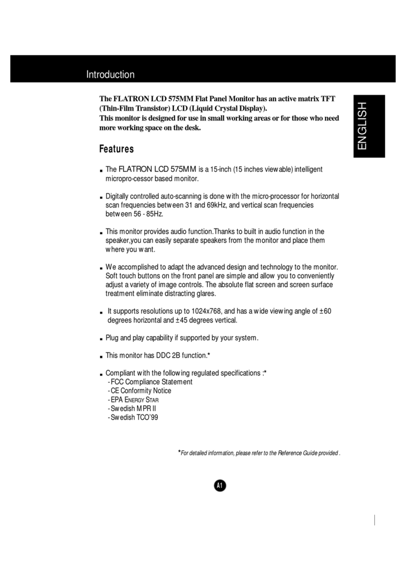 LG FLATRON User manual