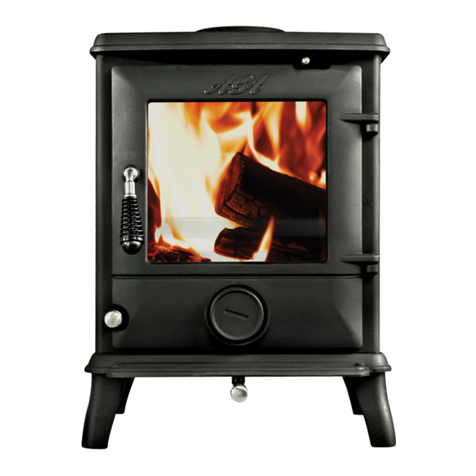 AGA Ludlow Wood Burning Installation and operating instructions