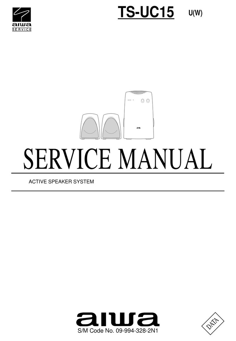 Aiwa TS-UC15 Service manual