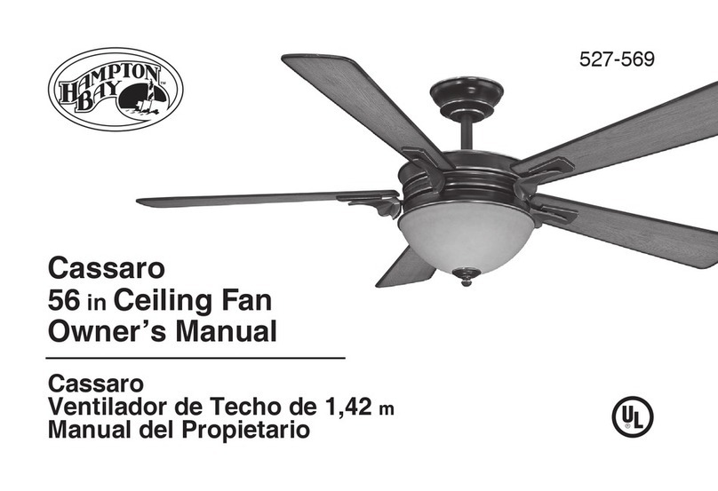HAMPTON BAY Cassaro User manual