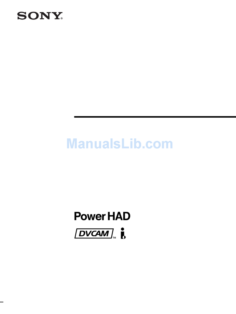 Sony DVCAM DSR-300AK User manual