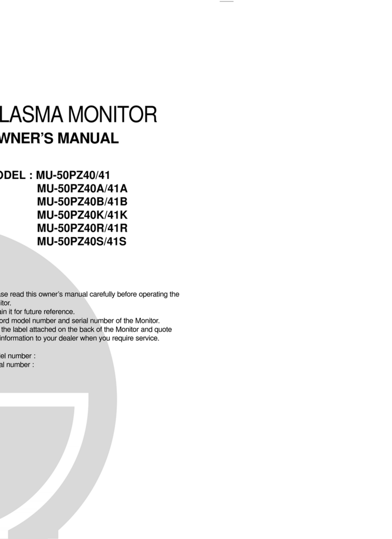 LG MU-50PZ40 User manual