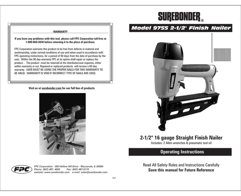 Surebonder 9755 User manual