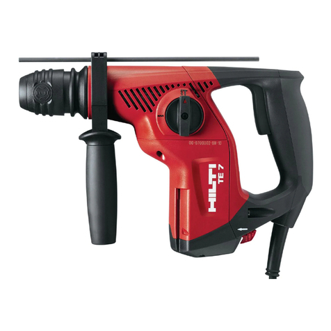 Hilti TE 7 operating instructions