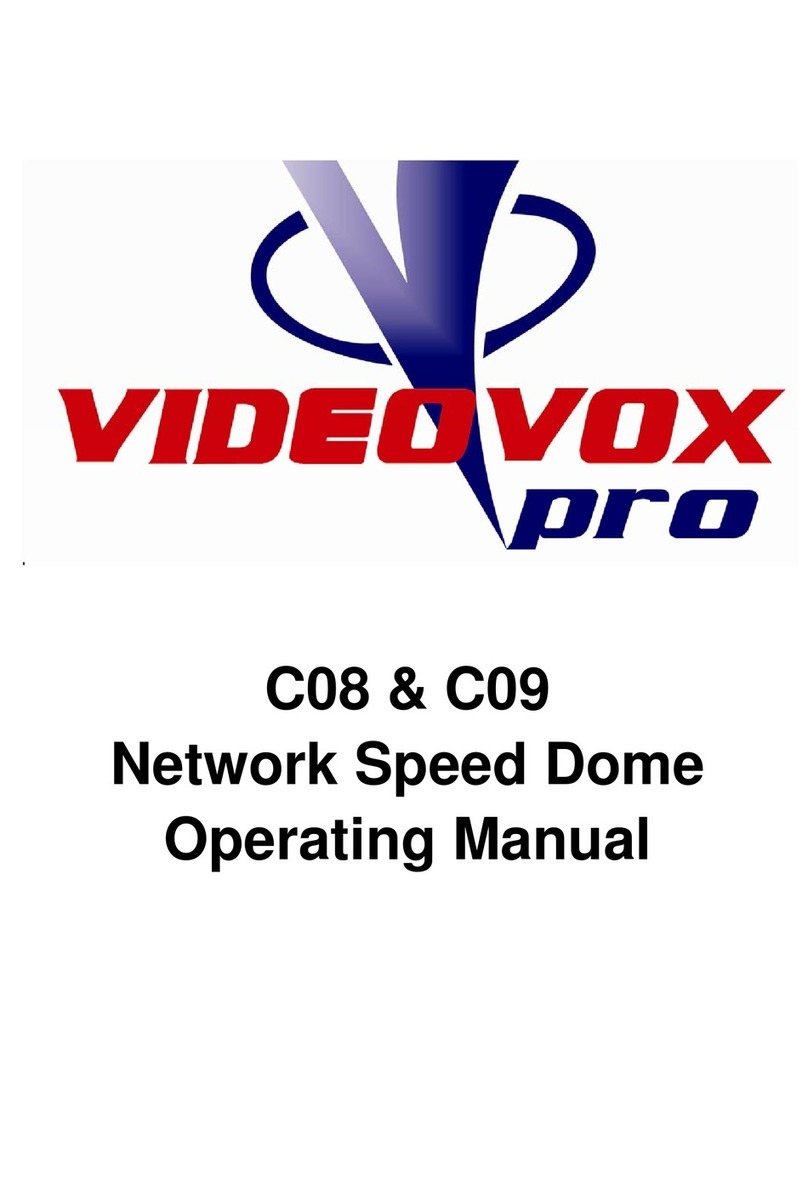 Videovox Pro C08 operating manual