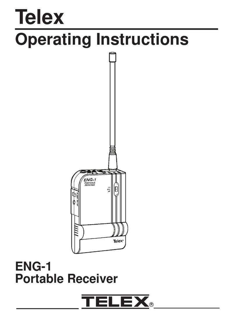 Telex ENG-1 User manual