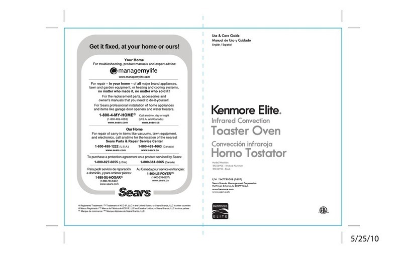 Kenmore 100.06905 Use & care guide