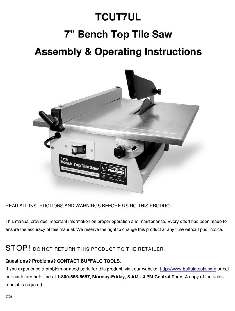 Buffalo TCUT7UL Assembly & operating instructions