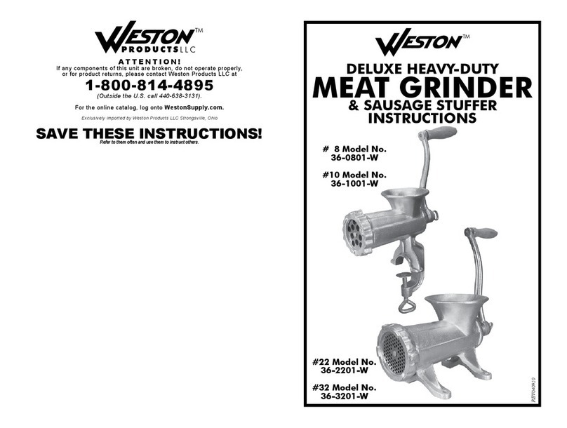 Weston Products 36-0801-W instructions