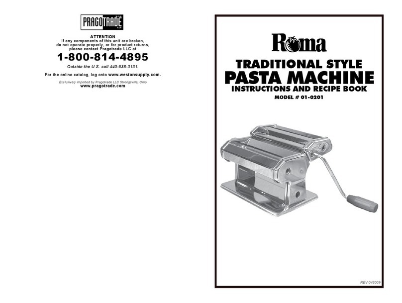 Weston Products Roma 01-0201 instructions