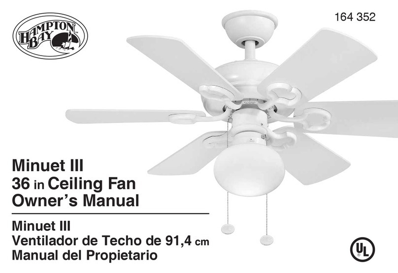 HAMPTON BAY 164-352 User manual