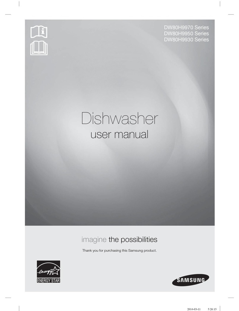 Samsung DW80H9970 Series user manual