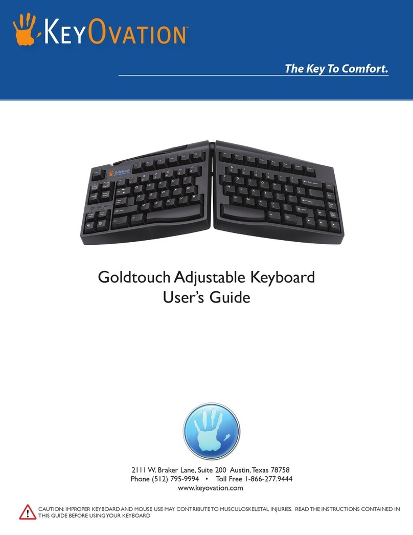 Keyovation Goldtouch user guide