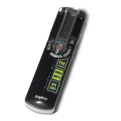 Sanyo ICR-RS171NX User manual