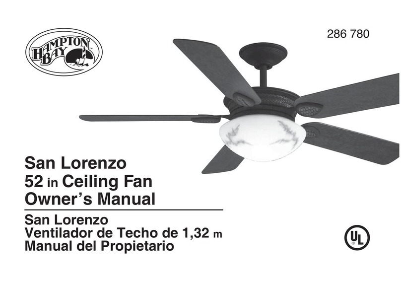 HAMPTON BAY San Lorenzo User manual