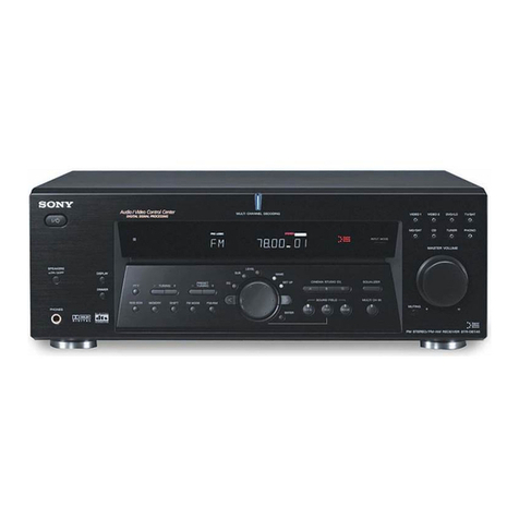 Sony STR-DE675 - Fm Stereo/fm-am Receiver User manual