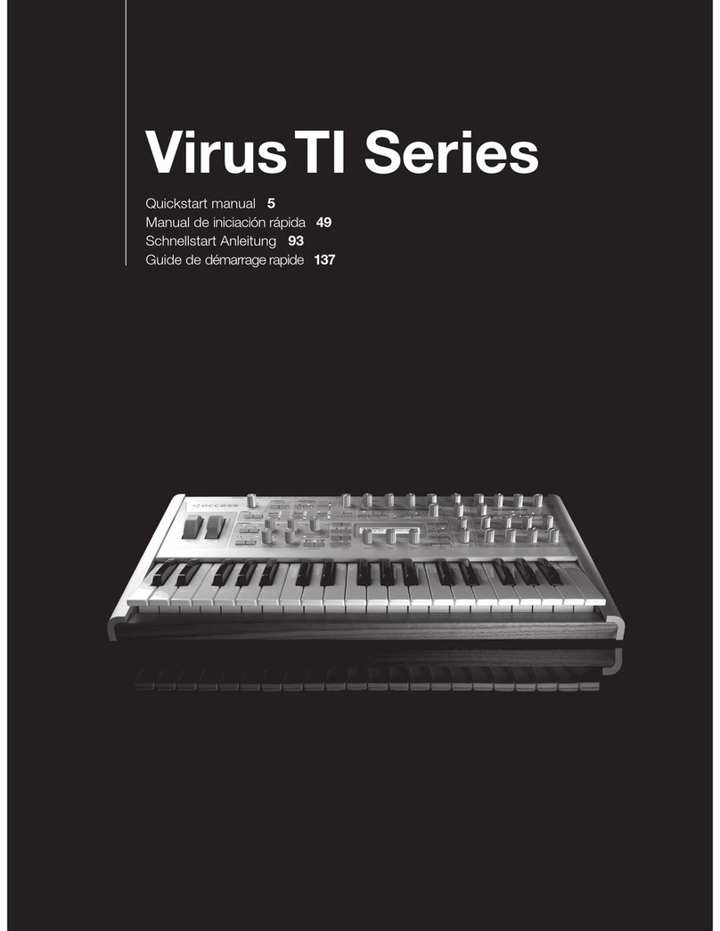 Access Virus TI User manual