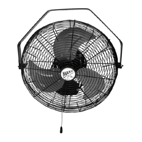 Maxxair HVWM 18 User manual