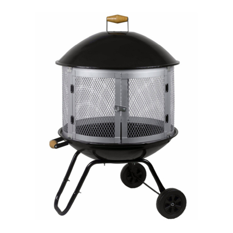 Firesense 28inch Round Fire Pit instructions