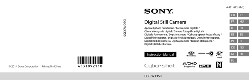 Sony Cyber-shot DSC-WX350 User manual Sony Cyber-shot DSC-WX350 User manual