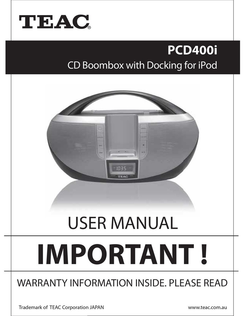 Teac PCD400i user manual