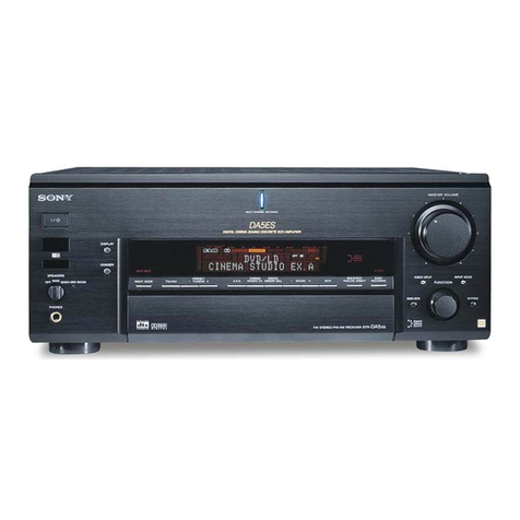 Sony STR-DA3ES - Fm Stereo/fm-am Receiver User manual