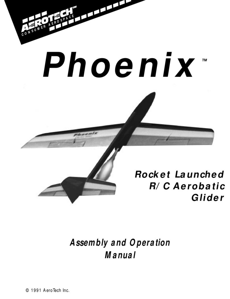 Phoenix R/C Aerobatic Glider Installation and operating instructions