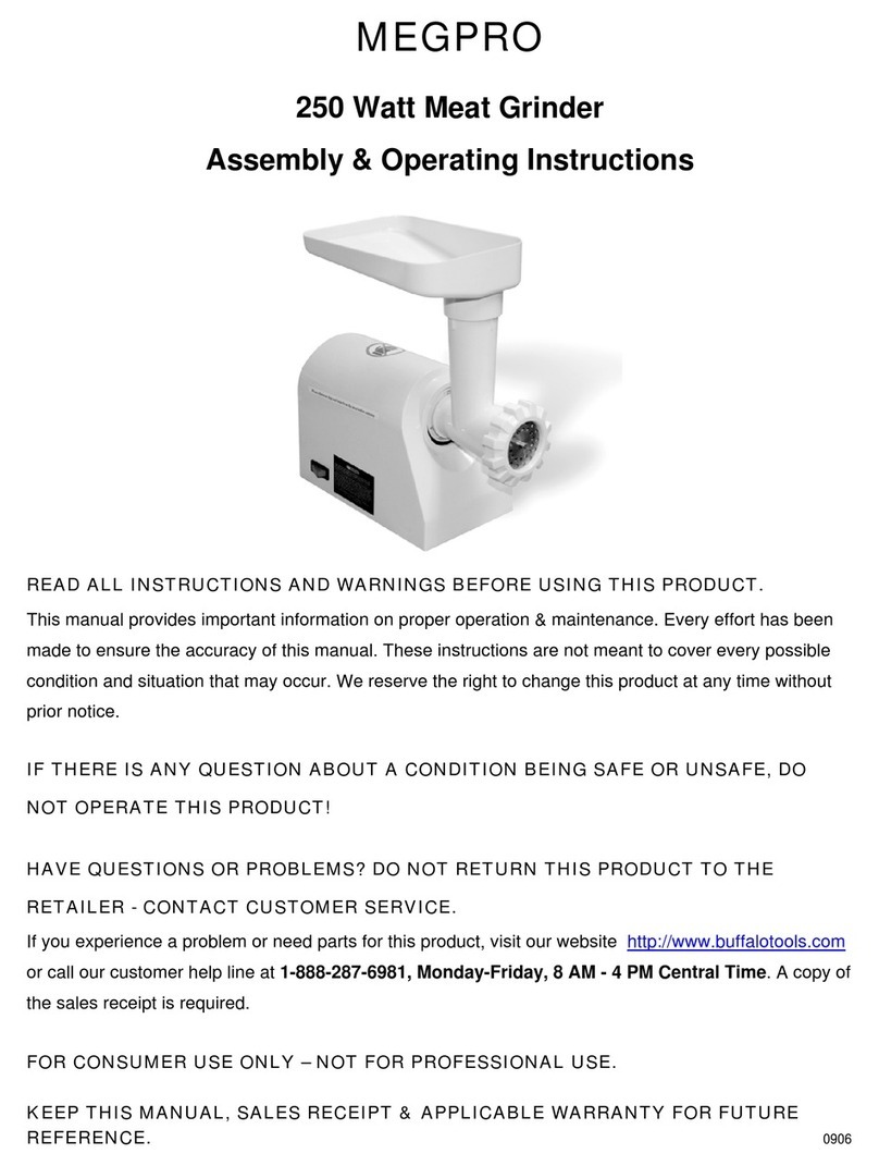 Buffalo Tools MEGPRO Quick reference guide Buffalo Tools MEGPRO Quick reference guide