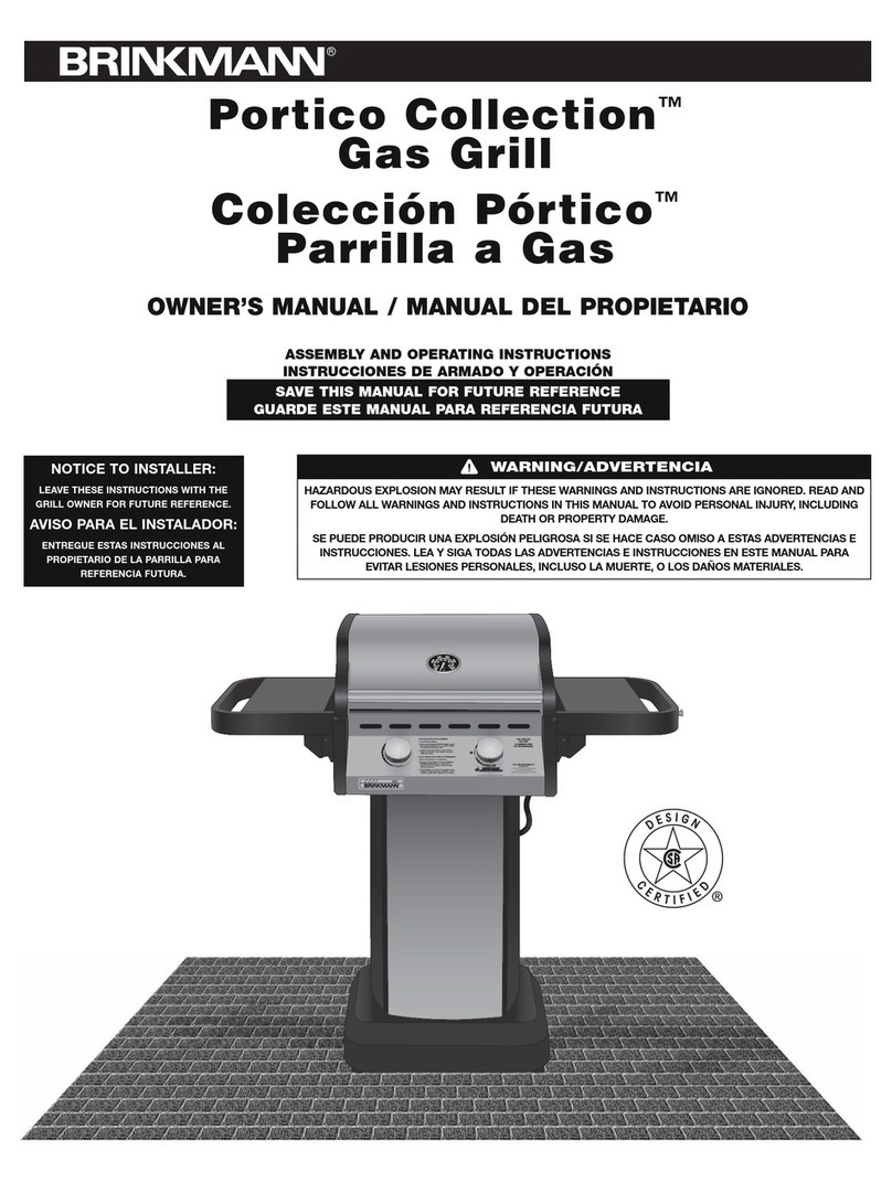 Brinkmann Portico Collection owner's manual