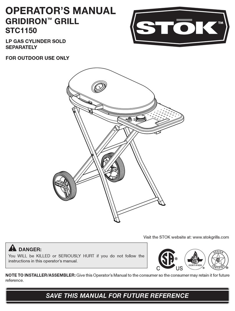 STOK Gridiron STC1150 Operator's manual