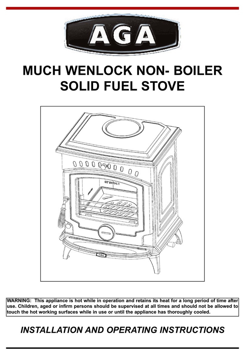 AGA MUCH WENLOCK NON- BOILER User manual