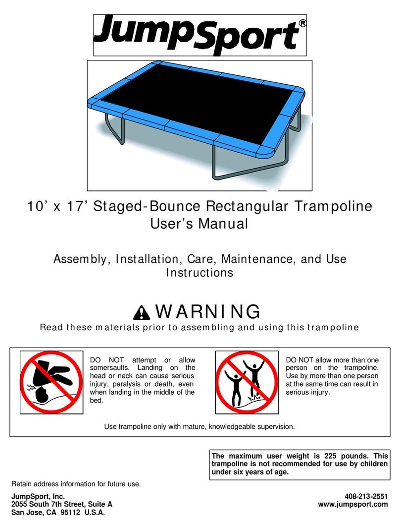 JumpSport 10" user manual