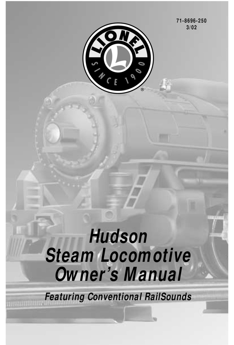 Lionel Hudson owner's manual