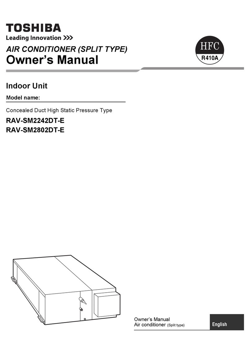 Toshiba RAV-SM2242DT-E User manual