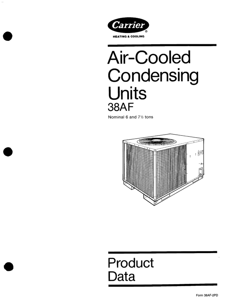 Carrier 38AF Series Operation manual