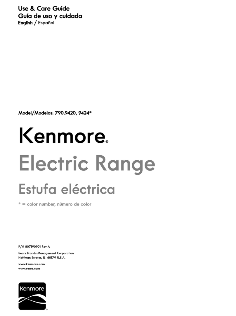 Kenmore 9424x User manual