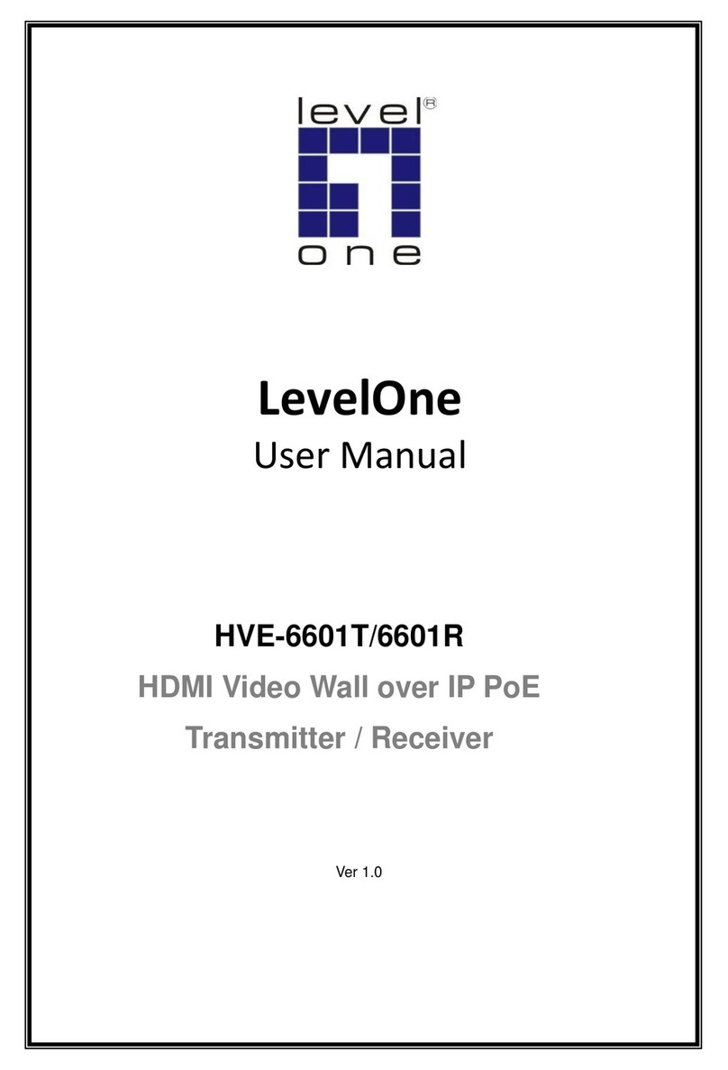 LevelOne HVE-6601T user manual