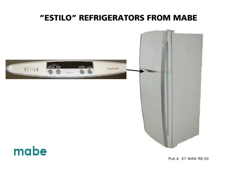 mabe ESTILO Service manual
