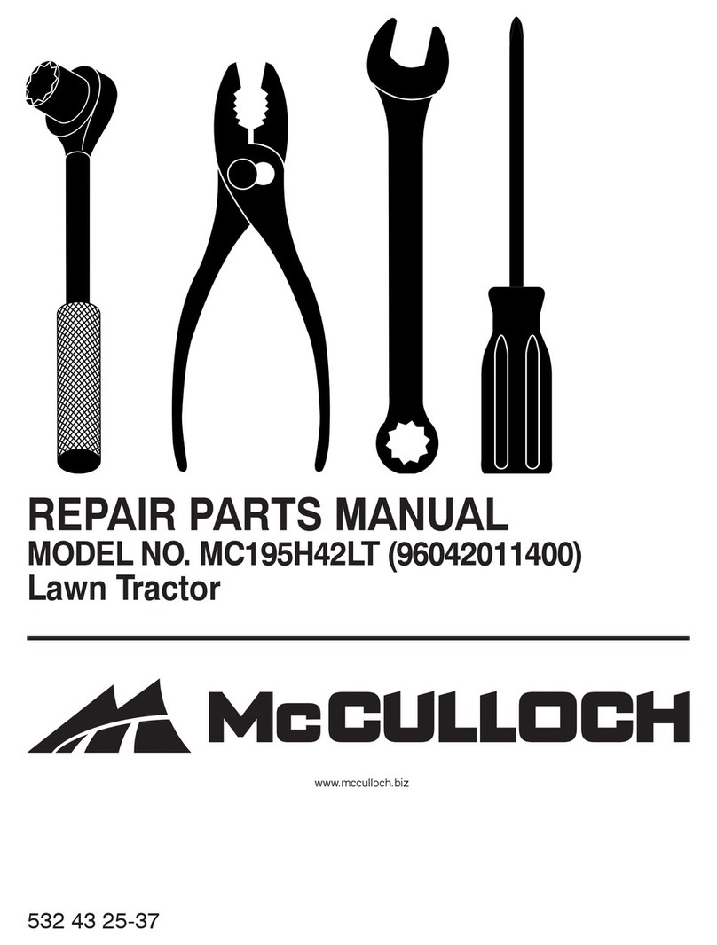 McCulloch MC195H42LT Repair parts manual