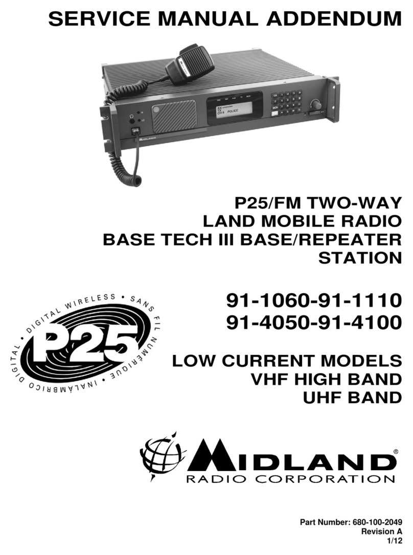 Midland 91-1060-91-1110 Installation and operating instructions