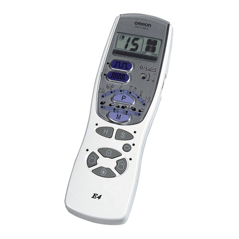 Omron E4 Tens User manual