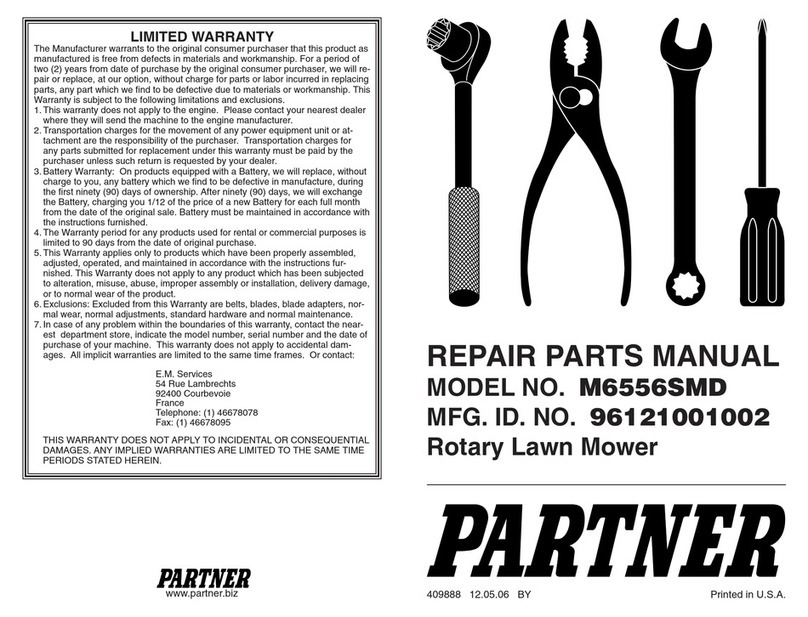 Partner M6556SMD Repair parts manual