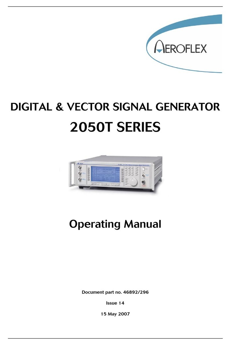 Aeroflex 2050T SERIES operating manual
