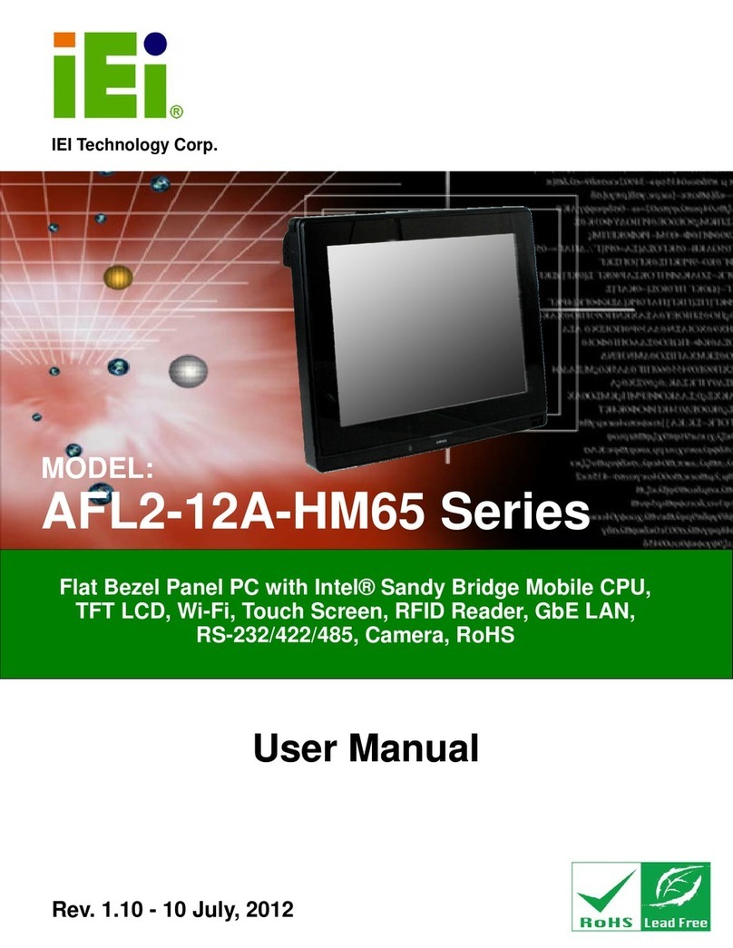 IEI Technology AFL2-12A-HM65 Series User manual