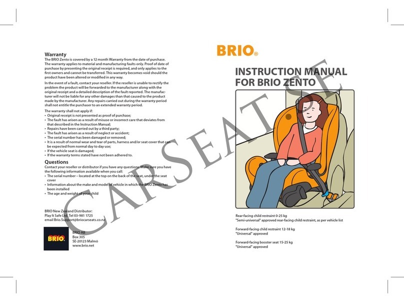 BRIO ZENTO instruction manual