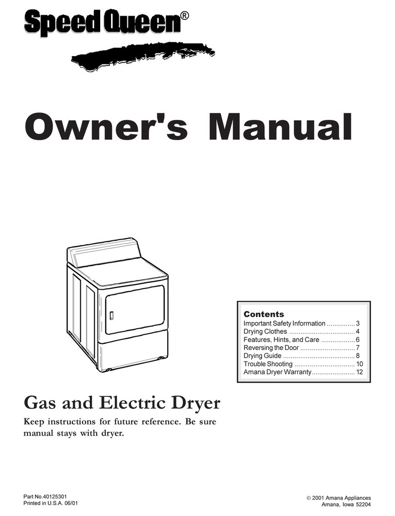 Speed Queen Speed Queen User manual